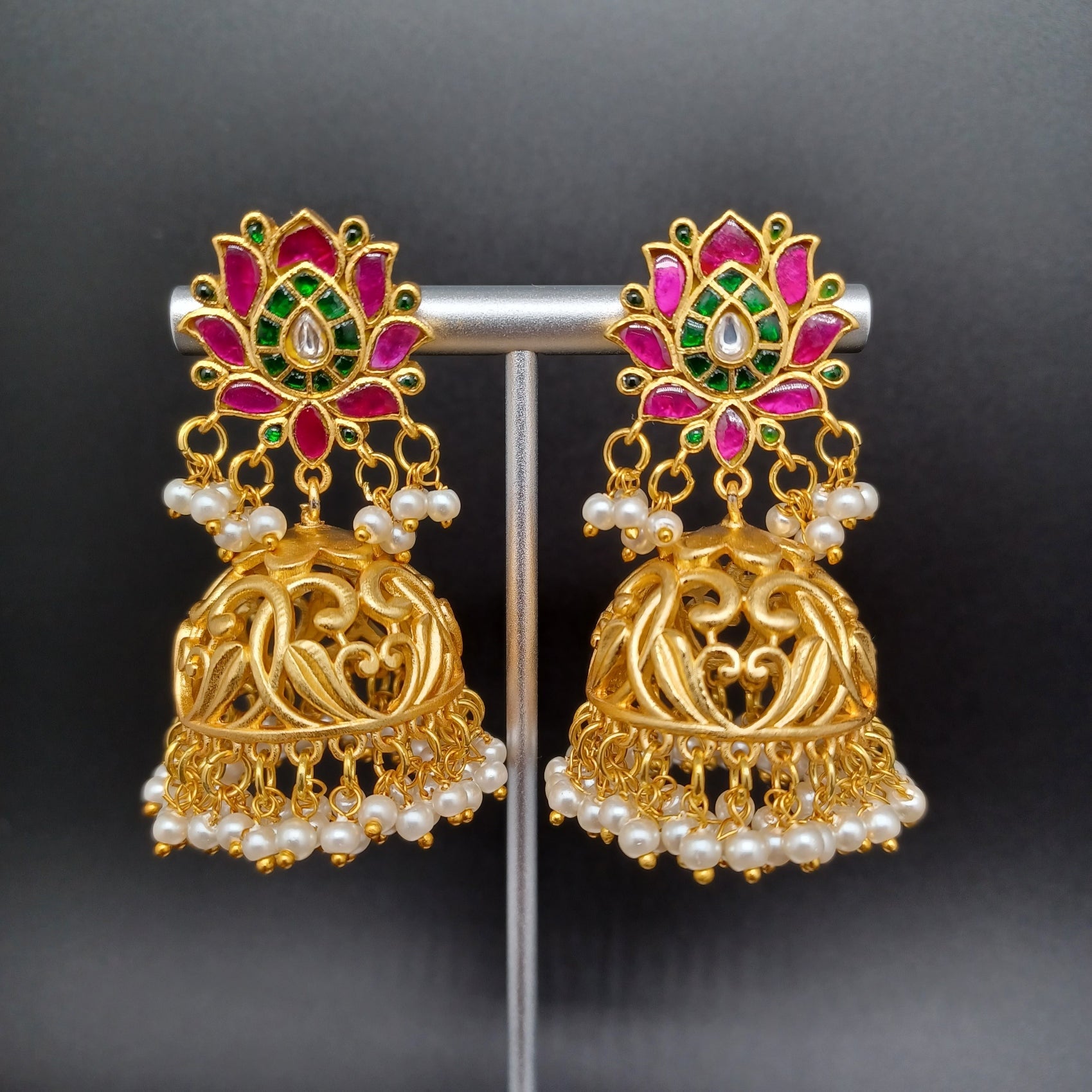 Beautiful Golden Black Kundan Earrings With Maangtika/women New Arrival  Jewellery/fashion Earrings With Tika/mathapatti/tikas/indian Jewelry - Etsy  Israel
