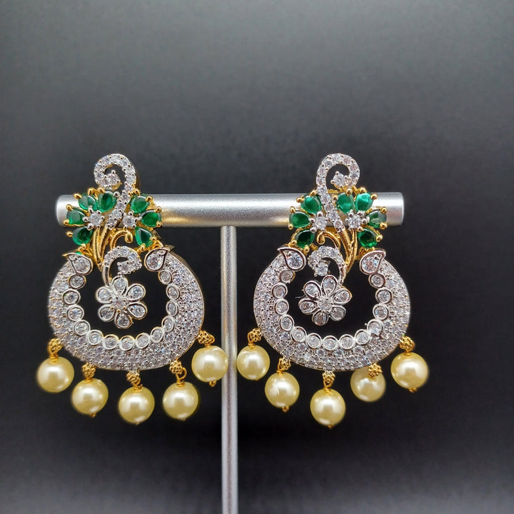 American Diamond Jewelry Shop Diamond Necklace Earring Set USA SaiSuji Collections