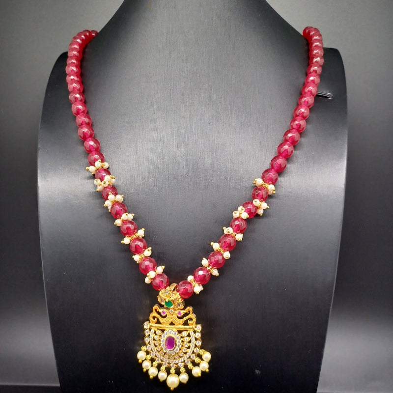 Ruby beads deals set
